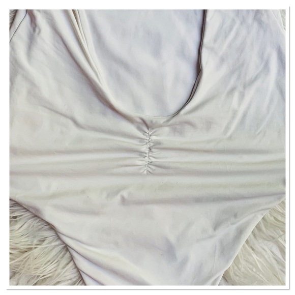 Spiritual Gangster Retreat One Piece Swimsuit White Gold Lettering Size Medium - Picture 4 of 9